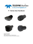 P-Series User Manual - BlueView Technologies, Inc.