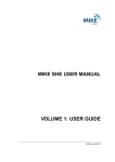 MIKE SHE USER MANUAL VOLUME 1: USER GUIDE