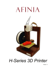 User Manual – Afinia H-Series