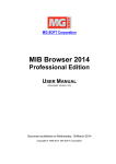 MIB Browser — User Manual - MG