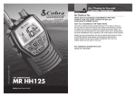 Cobra Radar Detector User Manual
