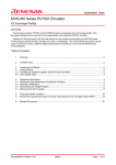 M16C/60 Series PC7501 Emulator Application Note C0 Coverage