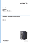 FH Series Vision System Operation Manual for Sysmac Studio