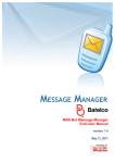 MessageManager MSNBot User Manual