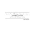 Benchmarking of filtering software and services
