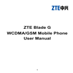 ZTE Blade G User Manual
