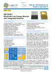 BLE MODULE ISP130301 ISP130301 Bluetooth Low Energy