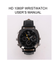 hd 1080p wristwatch user`s manual