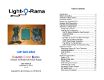 CB100D DMX Cosmic Color Bulbs - Light-O-Rama