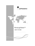 GE PanaLog Viewer Software User Manual