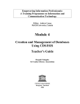 Module 4 - Creation and Management of
