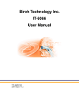 Birch Technology Inc. IT-6066 User Manual
