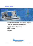 Software Manual R&S FS-K5