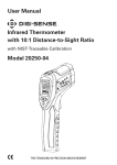 User Manual Infrared Thermometer with 10:1