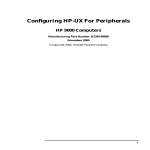 Configuring HP-UX For Peripherals