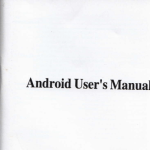 Android User`s Manual