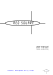 Analogue-Solutions Redsquare Owners Manual