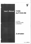AJ71C24-S8 - User`s Manual