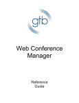 Web Conference User Manual