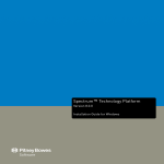Spectrum Installation Guide for Windows