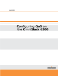OmniStack 6300 Qos Configuration Guide