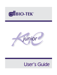 KCjunior Users Guide - Bio-Tek