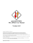 nativeKONTROL ME_MPK61 User Manual Version 1.0.5