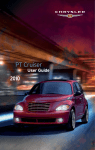 2010 Chrysler PT44 Cruiser User`s Guide