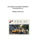FLEXIBLE PAVEMENT DESIGN SYSTEM FPS 21: USER`S MANUAL