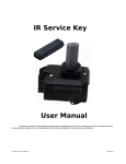 IR Service Key User Manual