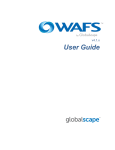 WAFS v4.1.x User Guide - Support