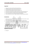 FM transmitter CZH-05A User Manual