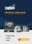 Product Catalogue  Format - LogiSon Sound Masking System