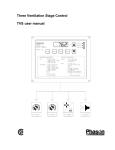 Three Ventilation Stage Control TVS user manual