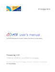 ODMB user`s manual