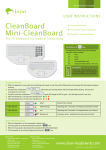 CleanBoard Instructions - Hoffmann