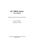 SC-206X Series User Manual
