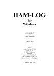 for Windows - bei HAM-LOG