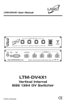 LTM-DV4X1 Mini Manual - Laird Digital Cinema