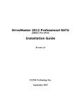 DriveMaster 2012 Professional SATA