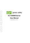 K2 TX/MAM Server User Manual