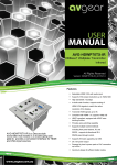AVG-HDWP70-IR User Manual