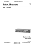 extron-System-5cr_Entire-Manual 4126KB Feb 07 2014 01:19