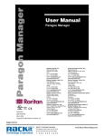 Paragon Manager User