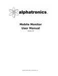 Mobile Monitor User Manual