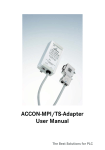 ACCON-MPI/TS-Adapter User Manual