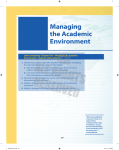 5 Managing the Academic Environment
