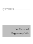 User Manual and Programming Guide