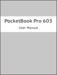 User Manual PocketBook Pro 603