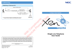 NEC Xen Topaz SLT User Manual
